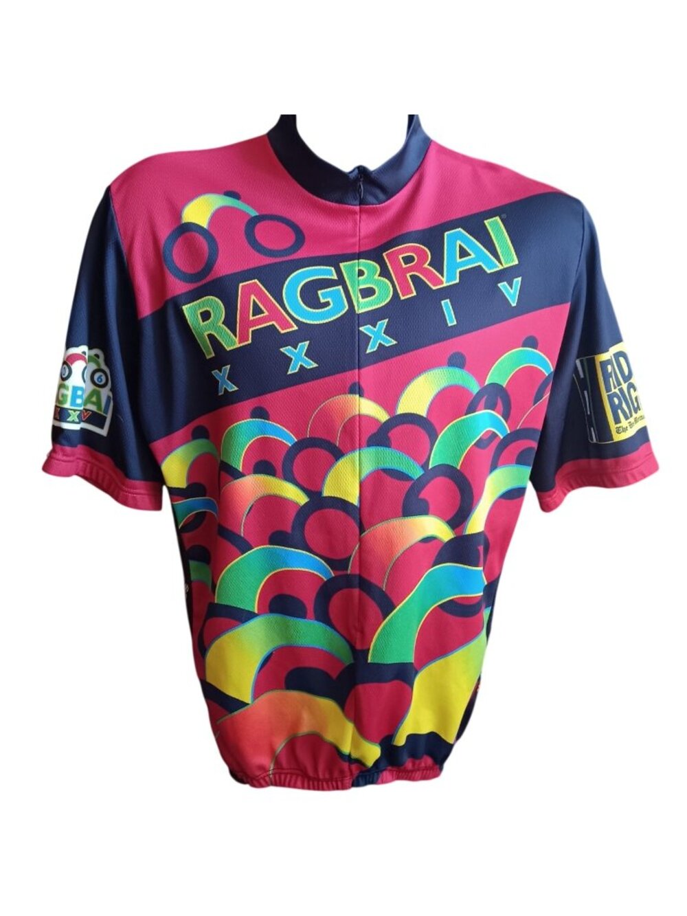 Ragbrai 2006 Iowa XXXIV XL Vintage Y2k Verge Cycling Jersey XL Iowa